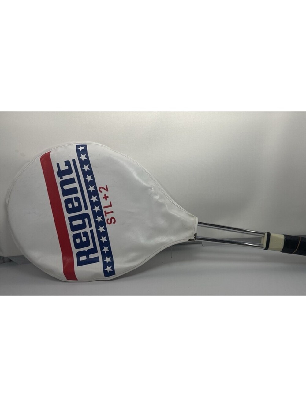 Vintage Peganoff STL-2 Steel Tennis Racket w/ Original Cover Retro 1970s Racquet